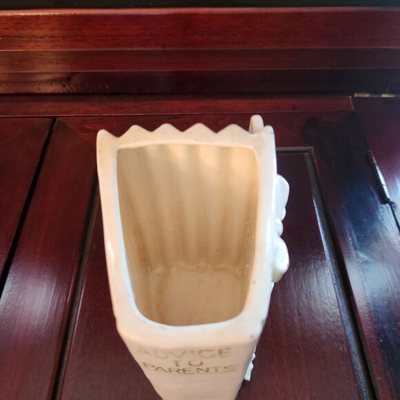 Vintage Baby Book Planter DIY Project Piece 5" H x 4" L x 2.5" W x 4.5" D - Picture 6 of 9